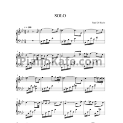 Ноты Raul Di Blasio - Solo - предпросмотр