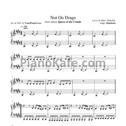 Ноты Tove Lo - Not on drugs - предпросмотр