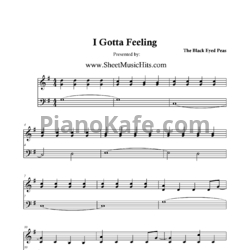 Ноты The Black Eyed Peas - I gotta feeling - предпросмотр