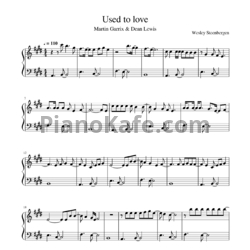 Ноты Martin Garrix & Dean Lewis - Used to love - предпросмотр