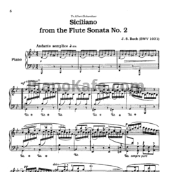 Ноты Вильгельм Кемпф - 10 фортепианных транскрипций И. С. Баха