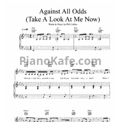 Ноты Phil Collins - Against all odds (3)