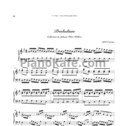 Ноты И. Бах - Preludes in G (BWV 902a) - предпросмотр