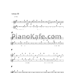 Ноты Арво Пярт - Miserere - предпросмотр