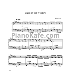 Ноты Brian Crain - Light in the window - предпросмотр