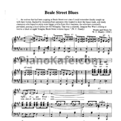 Ноты W.C. Handy - Beale street blues - предпросмотр
