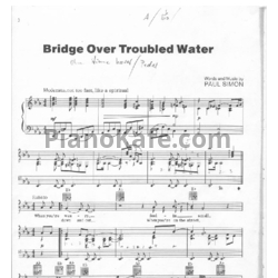 Ноты Paul Simon - Bridge over troubled water (2)