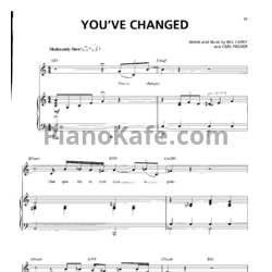 Ноты Billie Holiday - You've changed - предпросмотр