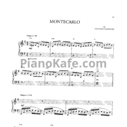 Ноты Giovanni Marradi - Montecarlo - PianoKafe.com