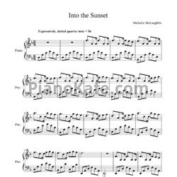 Ноты Michele Mclaughlin - Into the sunset