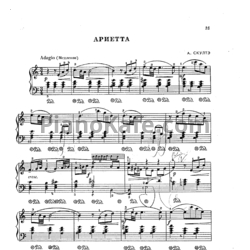 Ноты А. Скултэ - Ариетта