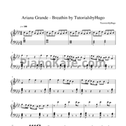 Ноты Ariana Grande - Breathin - предпросмотр