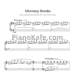 Ноты Craig Armstrong - Morning breaks - предпросмотр