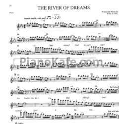 Ноты Billy Joel - The river of dreams (Переложение для флейты) - предпросмотр