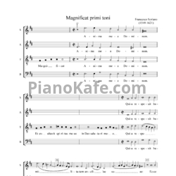Ноты Ф. Сориано - Magnificat primi toni - предпросмотр