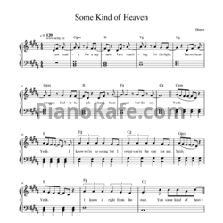 Ноты Hurts - Some kind of heaven - предпросмотр