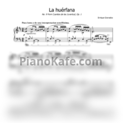 Ноты Энрике Гранадос - La Huerfana