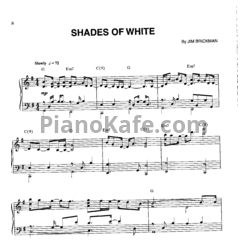 Ноты Jim Brickman - Shades of white - предпросмотр