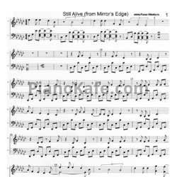 Ноты Lisa Miskovsky - Still alive