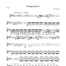Ноты Gleb Cherukhin - Disappearance - предпросмотр