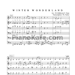 Ноты Take 6 - Winter wonderland - предпросмотр