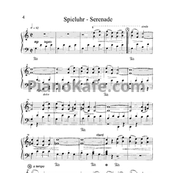 Ноты Манфред Шмитц - Spieluhr - Serenade - предпросмотр
