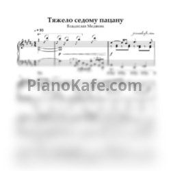 Ноты  Владислав Медяник - Тяжело седому пацану