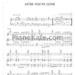 Ноты Henry Creamer and Turner Layton - After you've gone
