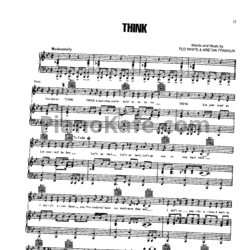 Ноты Aretha Franklin - Think (Версия 2) - предпросмотр