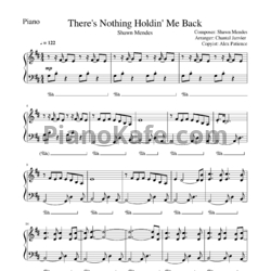 Ноты Shawn Mendes - There's nothing holdin' me back - предпросмотр