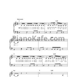 Ноты Taylor Swift - Gorgeous (Версия 2) - предпросмотр