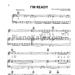 Ноты Bryan Adams - I'm ready (Версия 2) - предпросмотр