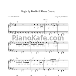 Ноты B.o.B faet. Rivers Cuomo - Magic - предпросмотр