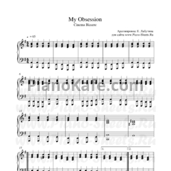 Ноты Cinema Bizarre - My Obsession - предпросмотр