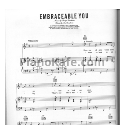 Ноты Billie Holiday - Embraceable you - предпросмотр