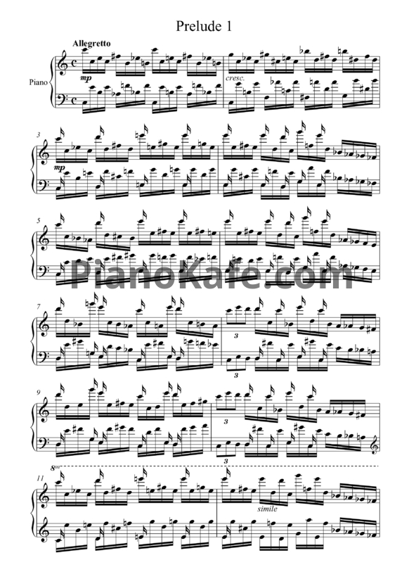 Ноты Илья Арзуманов - 24 прелюдии для фортепиано - PianoKafe.com