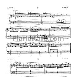 Ноты Карл Черни - Этюд (Г. Гермер, ч. I, № 21) - предпросмотр