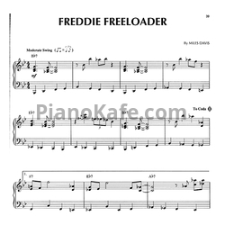 Ноты Miles Davis - Freddie freeloader