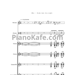 Ноты The Who - Kids are allright