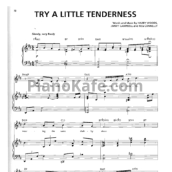 Ноты Michael Buble - Try a little tenderness - предпросмотр
