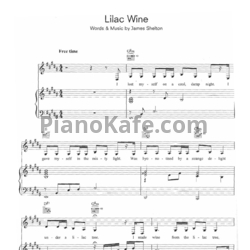 Ноты Katie Melua - Lilac wine - предпросмотр