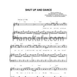 Ноты Walk the Moon - Shut up and dance