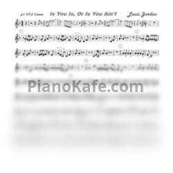 Ноты Louis Jordan - Is you is or Is you ain't
