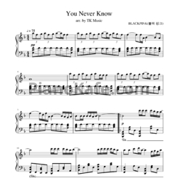 Ноты Blackpink - You never know - предпросмотр