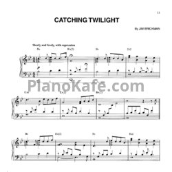 Ноты Jim Brickman - Catching twilight - предпросмотр