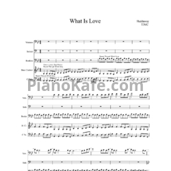 Ноты Haddaway - What is love