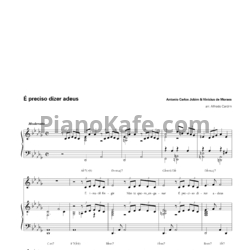 Ноты Antonio Carlos Jobim & Vinicius de Moraes - É preciso dizer adeus - предпросмотр