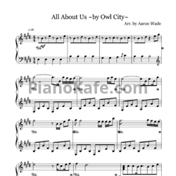 Ноты He Is We feat. Owl City - All about us - предпросмотр