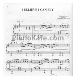 Ноты R. Kelly - I believe I can fly