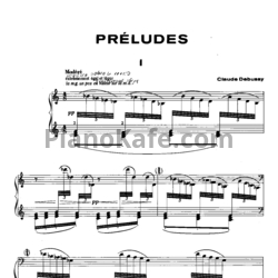 Ноты Claude Debussy - Туман - предпросмотр